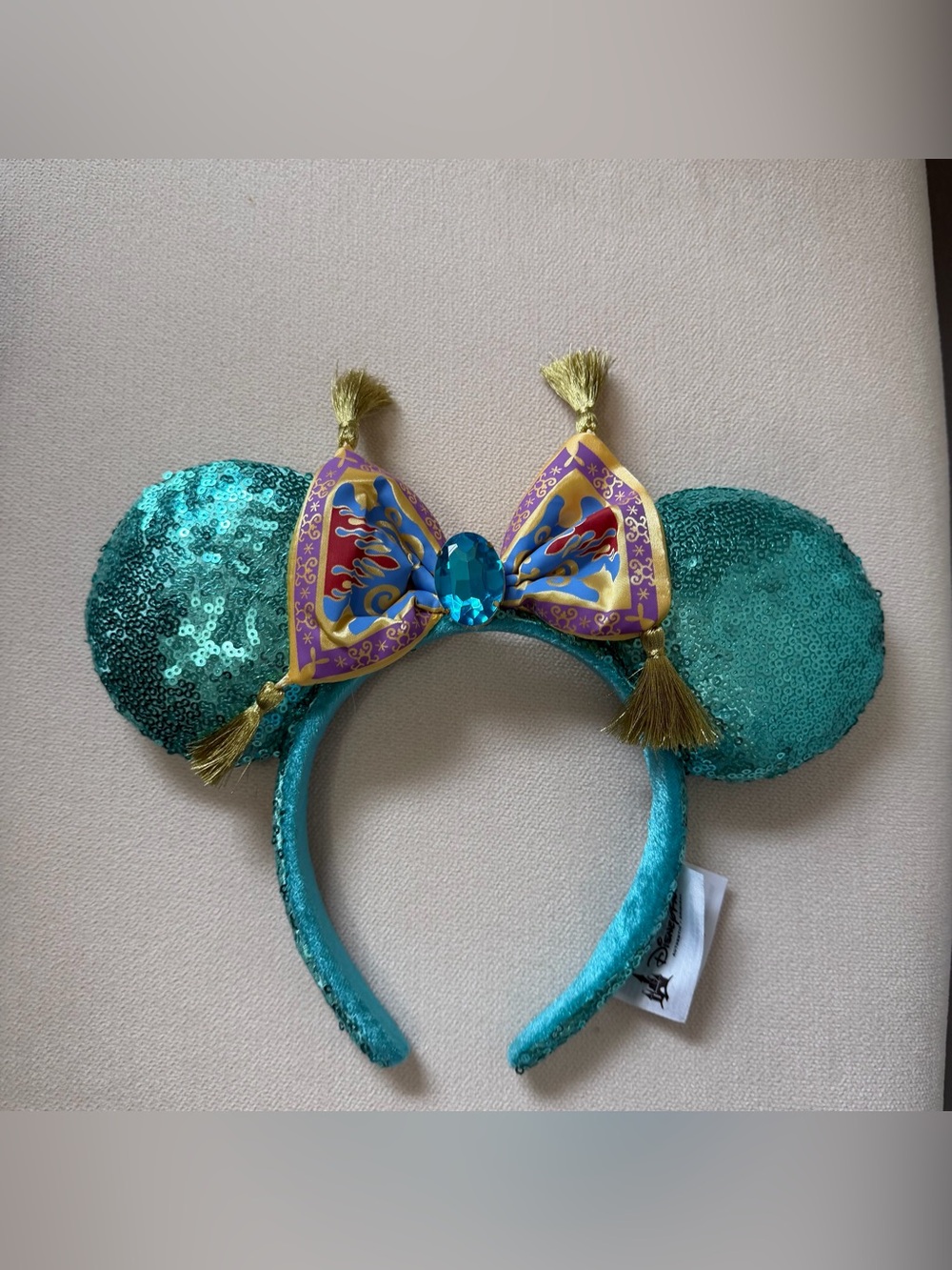 Disney Parks Princess Jasmine Minnie Mouse ear headband